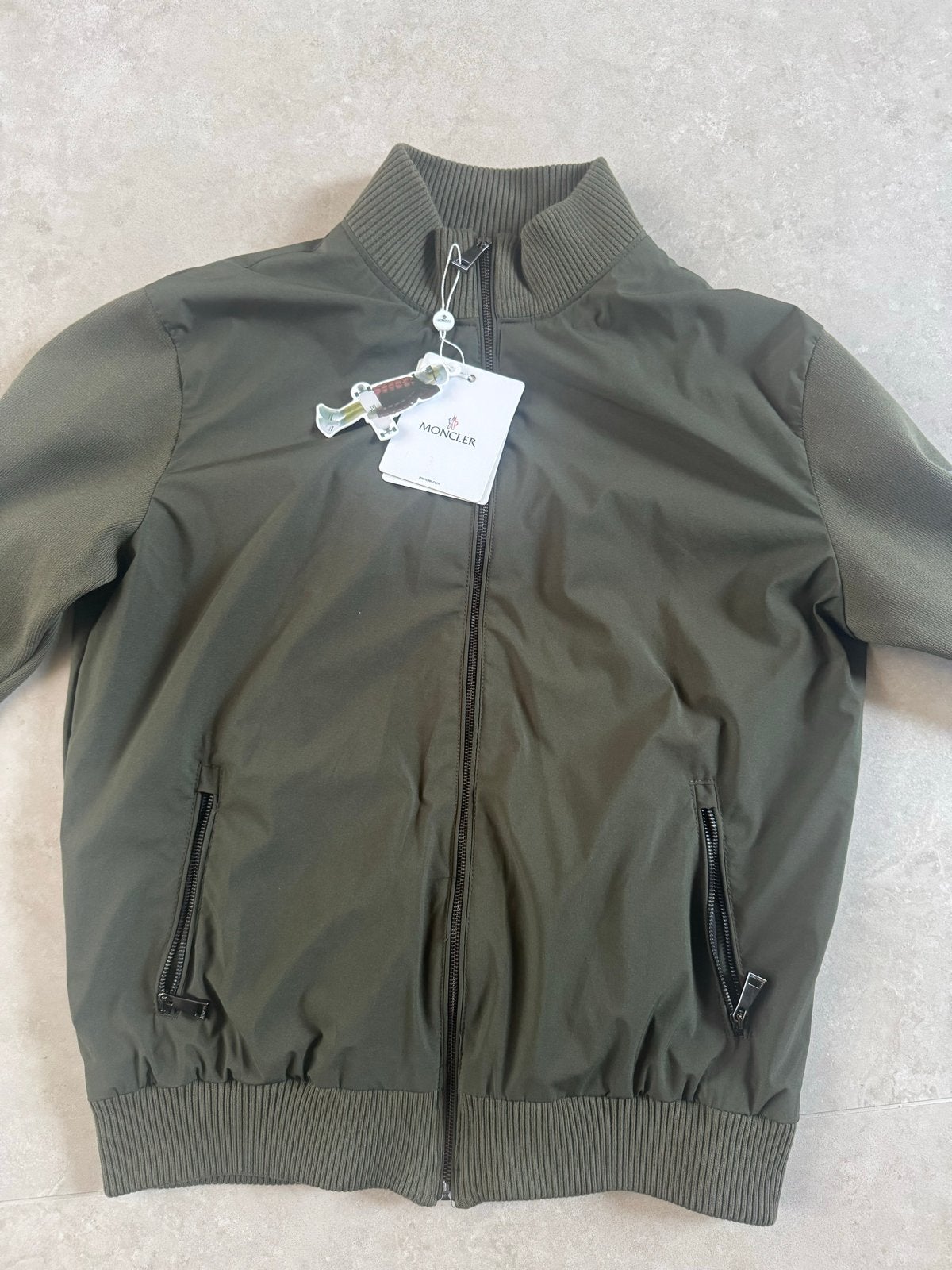 Moncler Groene vest/jas - Maat 5 (XXL), Ophalen of Verzenden, Nieuw, Maat 56/58 (XL), Groen