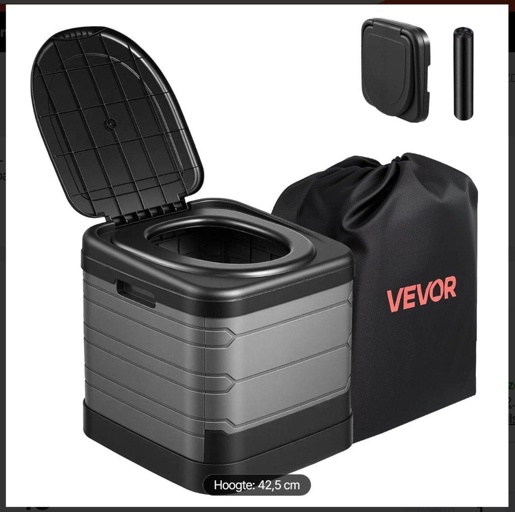 Invouwbaar mobiel toilet voor het camperen, Ophalen of Verzenden, Nieuw