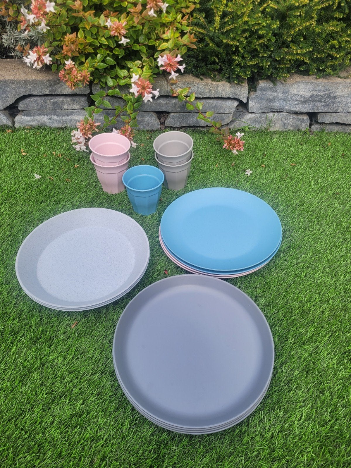 Excellent Houseware Borden en Bekers - Diverse Kleuren, Overige merken, Ophalen of Verzenden, Zo goed als nieuw, Bord(en)