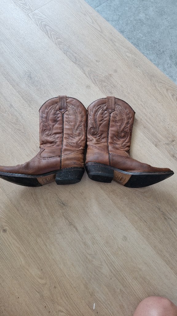 Kentuckys western leren cowboy boots, Kleding | Dames, Hoge laarzen, Bruin, Ophalen of Verzenden, Zo goed als nieuw
