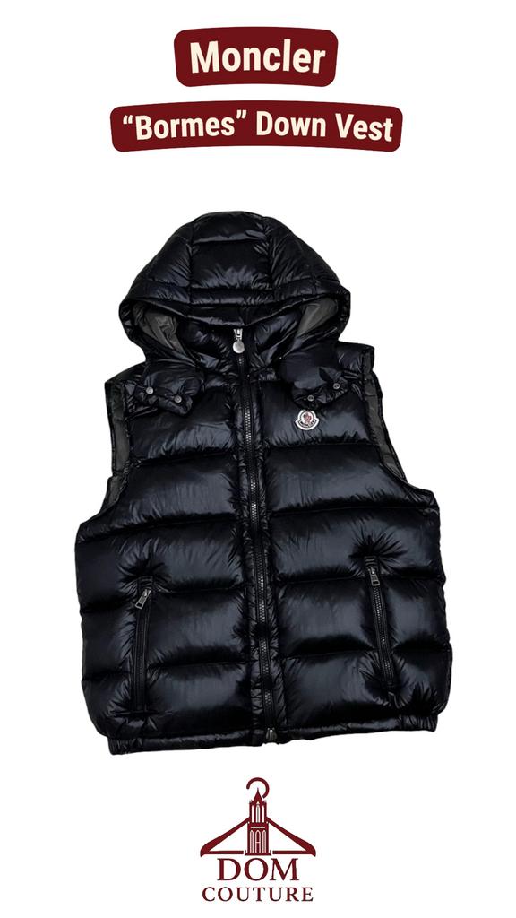 Moncler "Bormes" Hooded Down Vest Bodywarmer, Kleding | Heren, Ophalen of Verzenden, Zwart