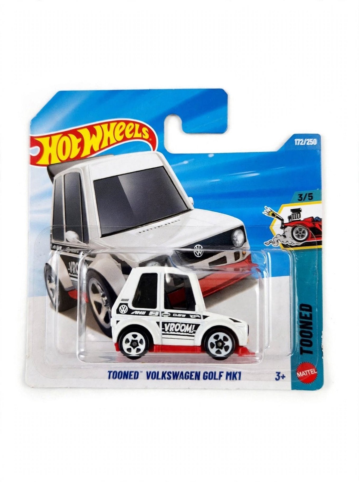 Hot Wheels Tooned Volkswagen Golf MK1 - 172/250 - Nieuw, Ophalen of Verzenden, Nieuw, Auto, Overige merken