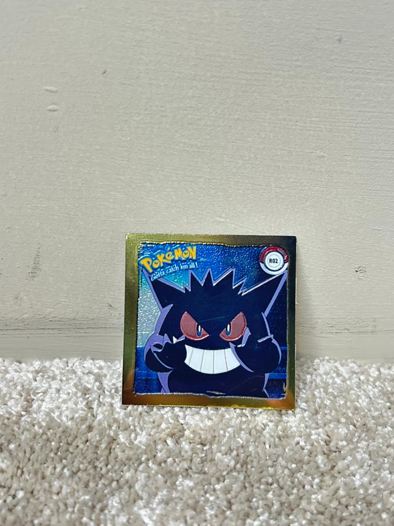 Pokemon - Artbox Gengar Sticker R02 Gold - Nintendo, Ophalen of Verzenden, Zo goed als nieuw