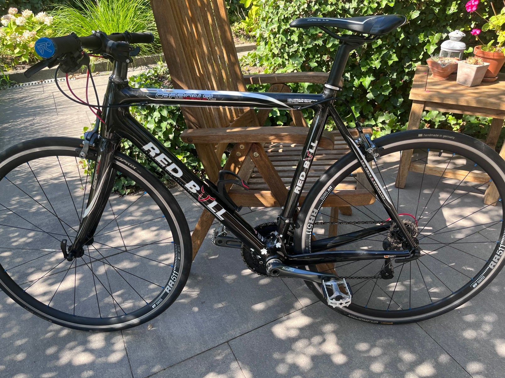 Red Bull 52 cm Carbon racefiets, Carbon, 49 tot 53 cm, Zo goed als nieuw, Meer dan 20 versnellingen
