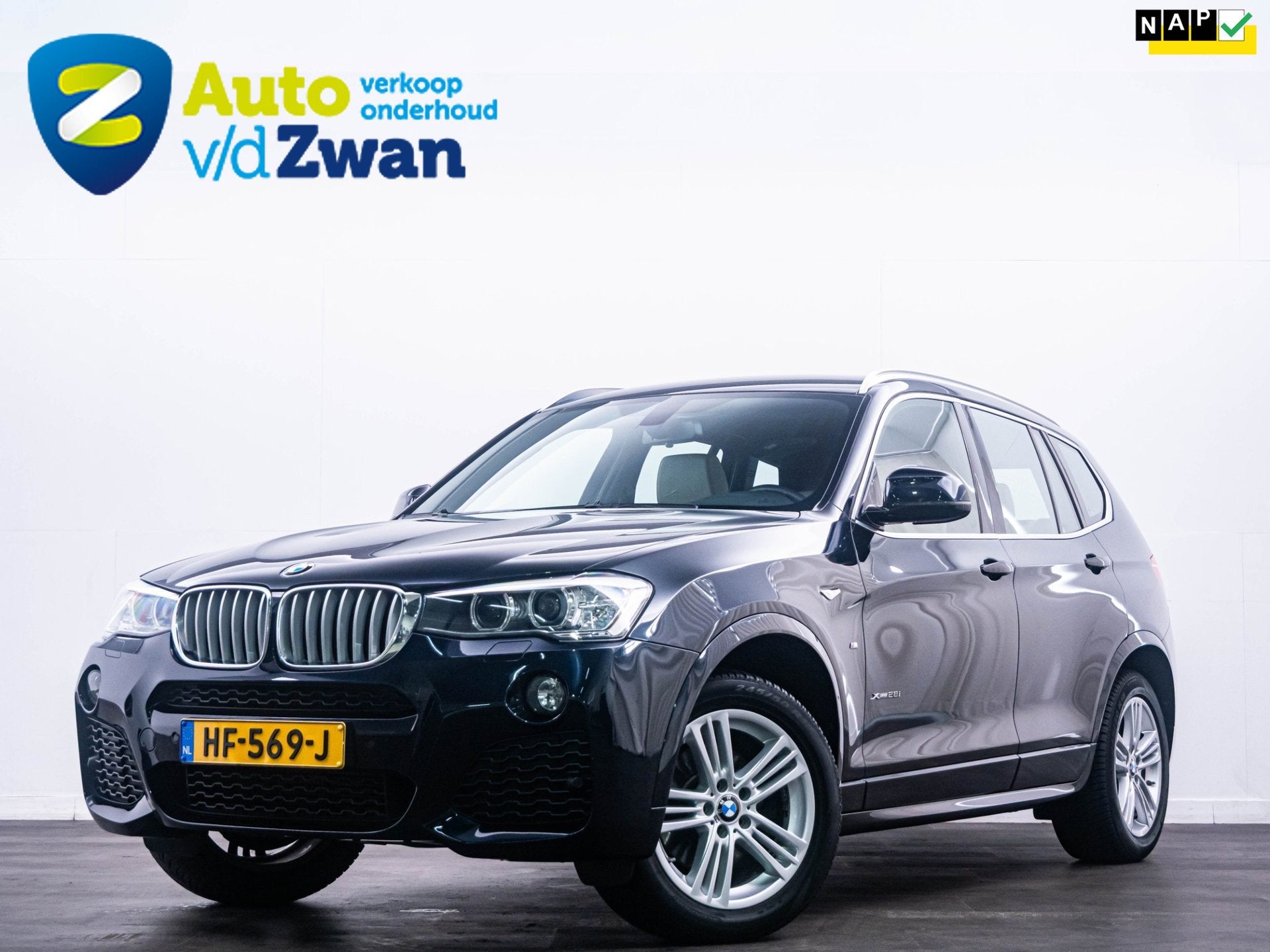 BMW X3 XDrive28i High Executive M-Pakket|Leer|Xenon|Trekhaak, Auto's, Dealer onderhouden, Gebruikt, Euro 6, 4 cilinders