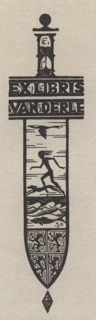 0609 Ex Libris Nederland : Harry Corvers, 1938, Verzenden, Ex libris