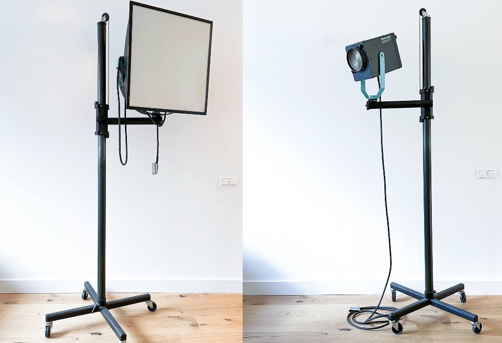 Broncolor Pulso Spot 4 + Hazylight + Manfrotto statieven, Ophalen, Gebruikt, Lamp of Flitsset