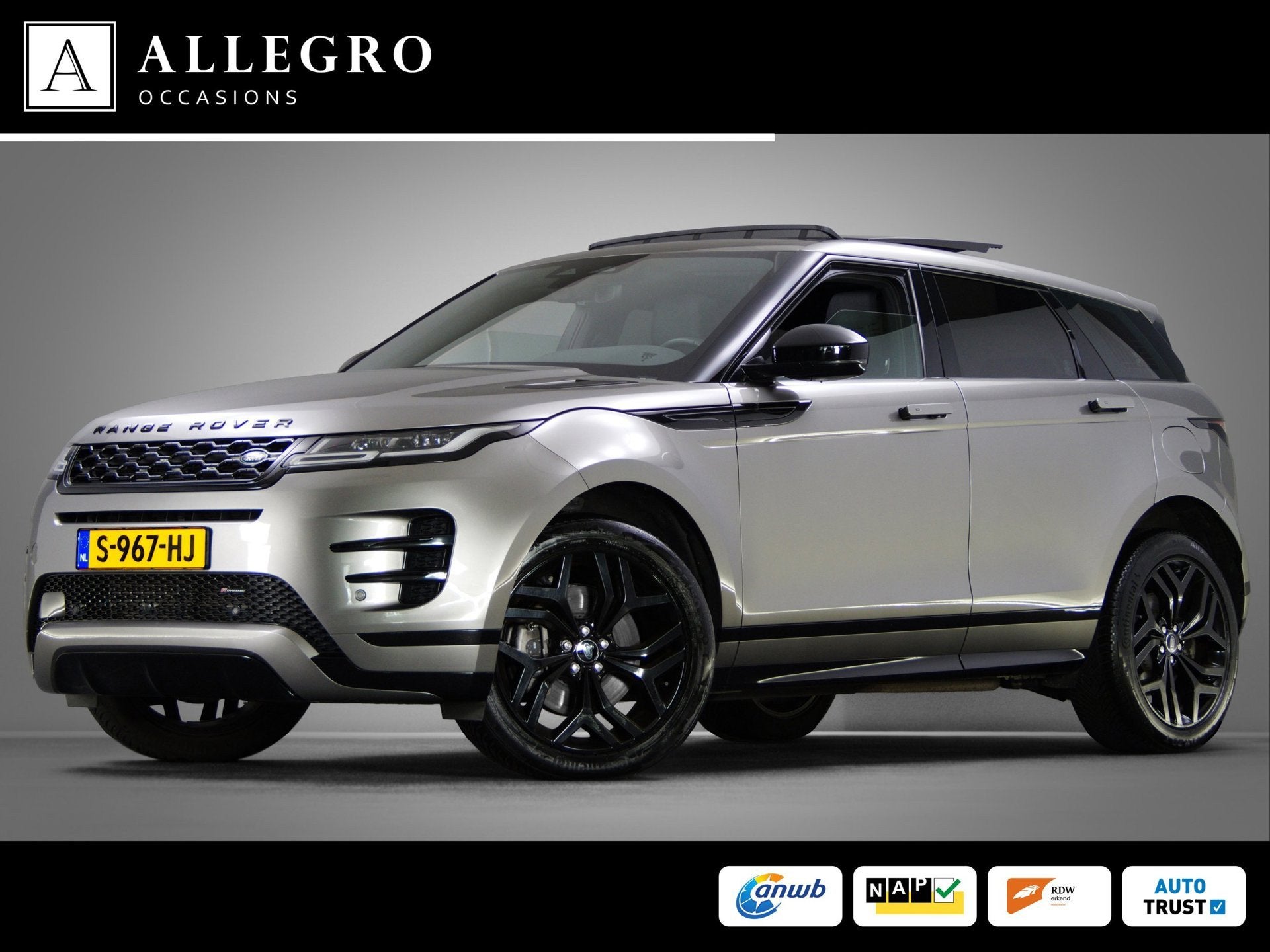 Land Rover Range Rover Evoque 1.5 P300e AWD R-Dynamic HSE (P, 309 pk, Overige carrosserieën, Hybride Elektrisch/Benzine, 147 €/maand
