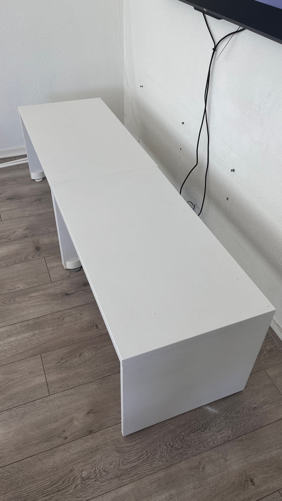 Witte tafel - 2 stuks, Ophalen, Gebruikt