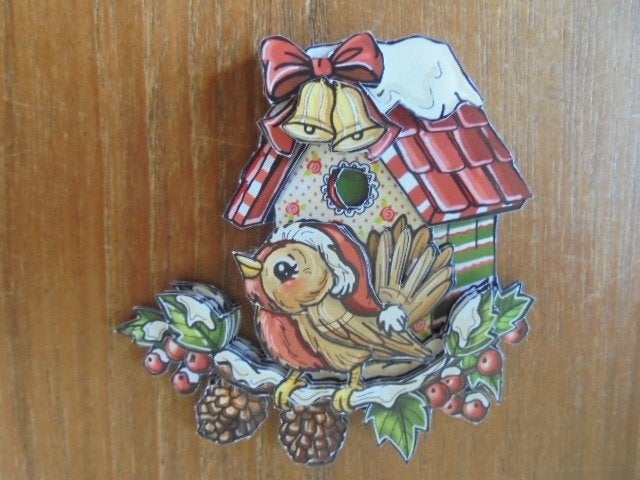 3d plaatje kerst 140, Ophalen of Verzenden, Nieuw, Kerst, Knipvel
