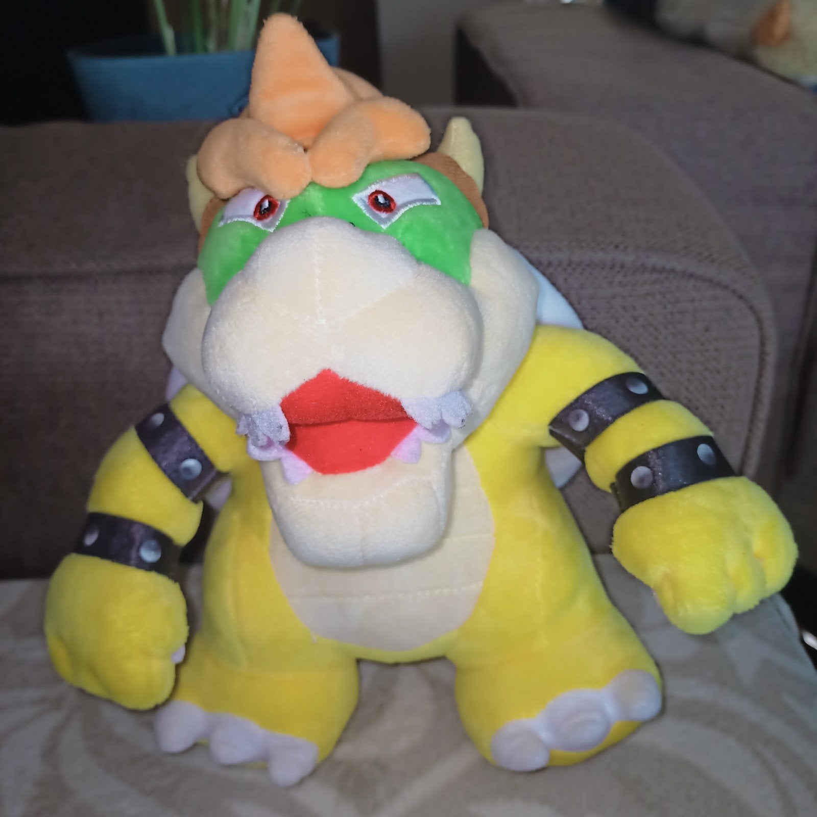 Browser, super mario bros, nintendo knuffel, Overige typen, Ophalen of Verzenden, Zo goed als nieuw, Middelgroot (20 tot 80 cm)