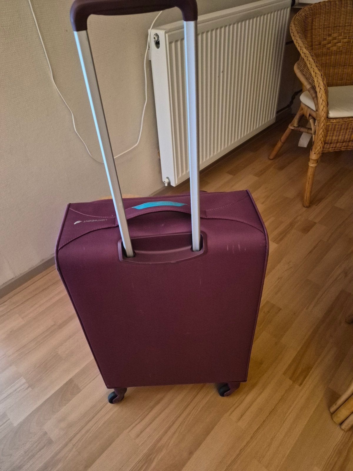 Carlton koffer met slotje - Gebruikt, maar in prima staat, Gebruikt, 50 tot 60 cm, Zacht kunststof, 35 tot 45 cm