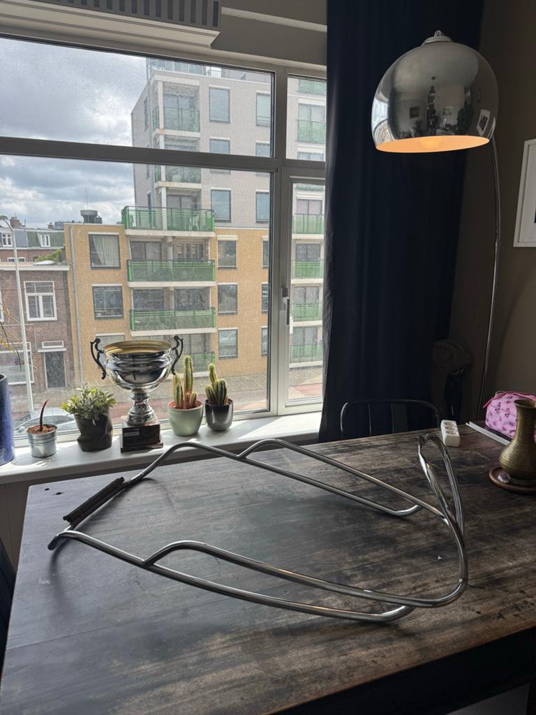 Vespa LX50 Beugel Achterkant - Chroom, Ophalen, Zo goed als nieuw