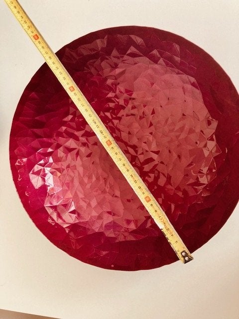 Alessi 'Joy n. 1' fruitschaal - Granaatappel Rood, Ophalen of Verzenden, Rond, Overige materialen