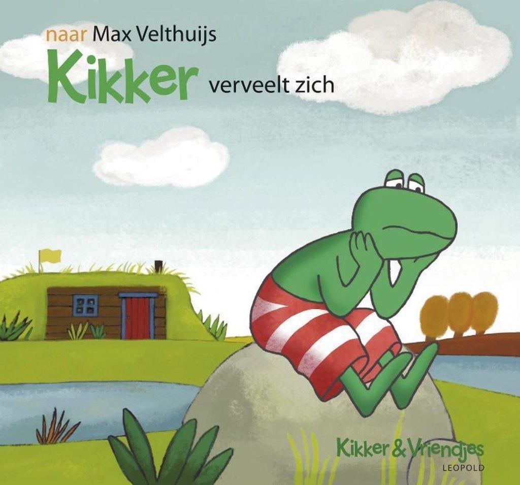 Max Velthuijs- Kikker verveelt zich- HC, Boeken, Verzenden, Zo goed als nieuw, Fictie algemeen