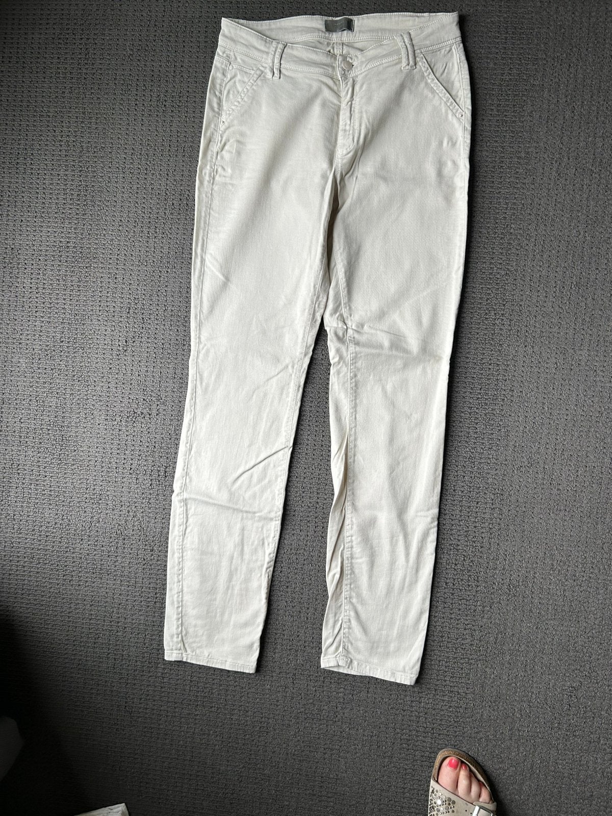 Cambio  ecru zomerjeans Parla, maat 40, Maat 38/40 (M), Beige, Ophalen of Verzenden, Lang