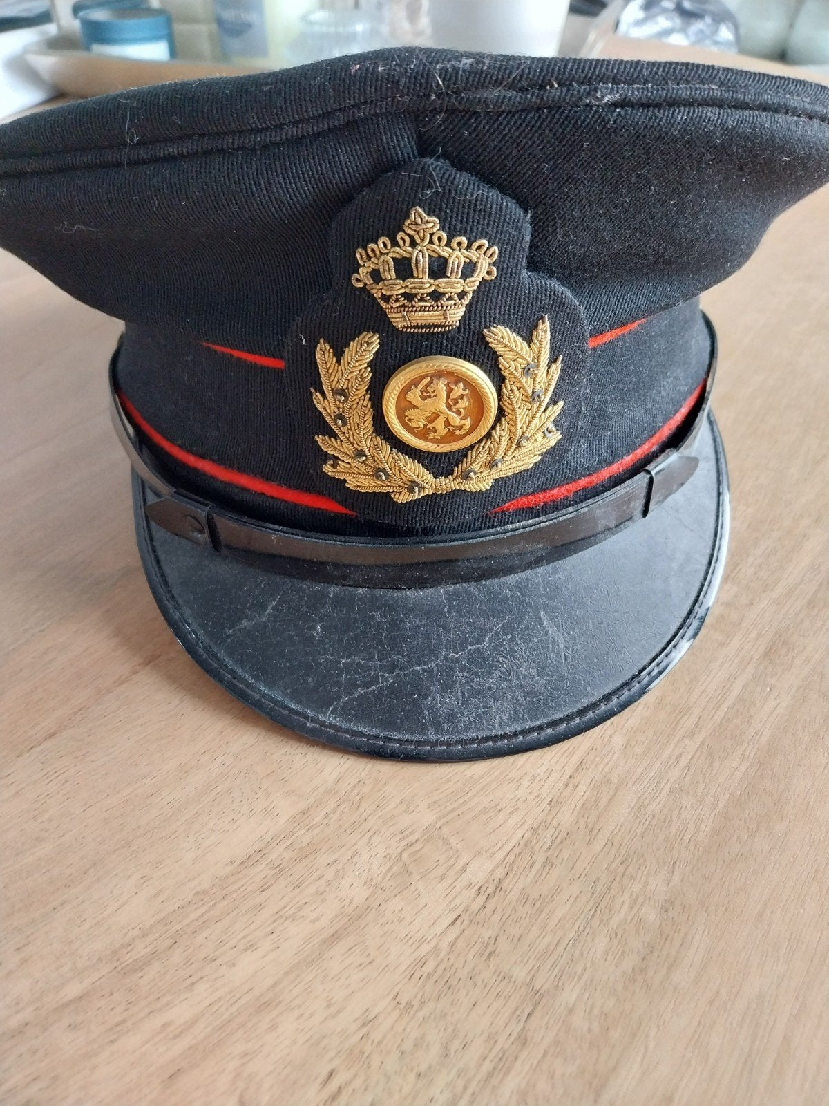 Nederlands gala pet, Ophalen of Verzenden, Landmacht, Nederland, Helm of Baret