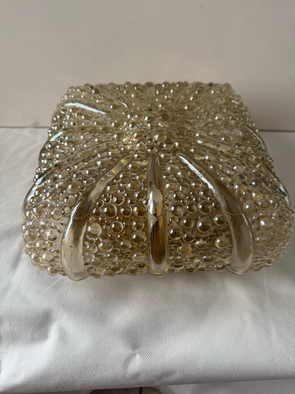 Plafondlamp Helena Tynell bubbellamp 28x28x15 cm, Huis en Inrichting, Lampen | Plafondlampen, Gebruikt, Helena Tynell, Inclusief lichtbron