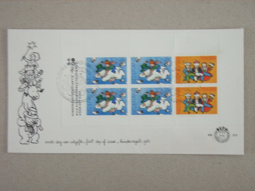 FDC  Nederland fdc e213a, Postzegels en Munten, Postzegels | Eerstedagenveloppen, Ophalen of Verzenden, Onbeschreven, Nederland