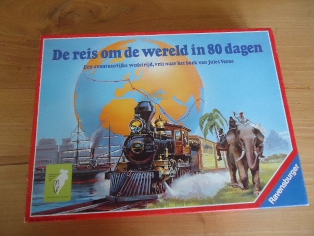 De Reis om de Wereld in 80 Dagen, Hobby en Vrije tijd, Gezelschapsspellen | Bordspellen, Vijf spelers of meer, Ophalen of Verzenden