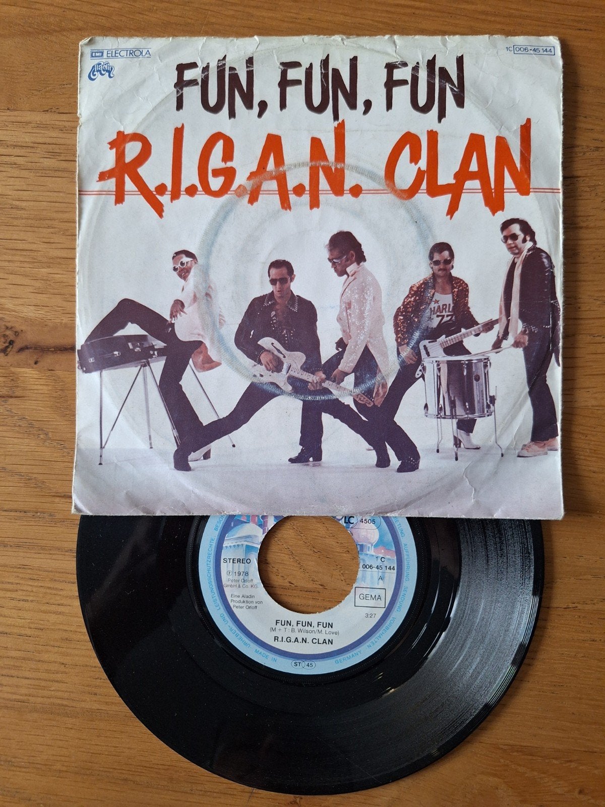 R.I.G.A.N. Clan - Fun, Fun, Fun (Vinyl Single), Cd's en Dvd's, Vinyl Singles, Gebruikt, EP, 7 inch, Ophalen of Verzenden
