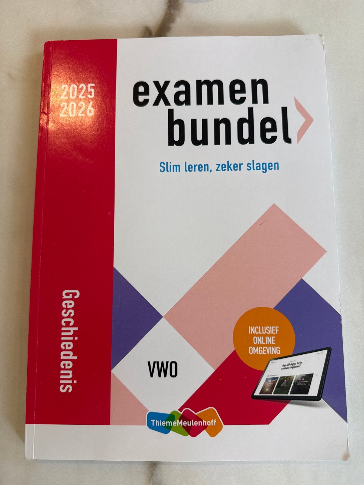 Examenbundel Geschiedenis VWO 2025/2026, Boeken, Ophalen of Verzenden, Zo goed als nieuw, VWO, Geschiedenis