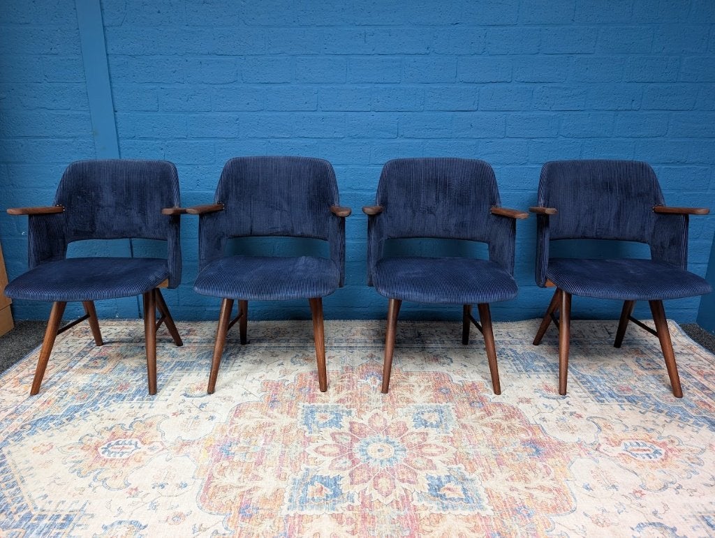 4x Vintage FT30 Stoelen, Pastoe, Jaren '50, Ophalen, Hout, Gebruikt, Bruin