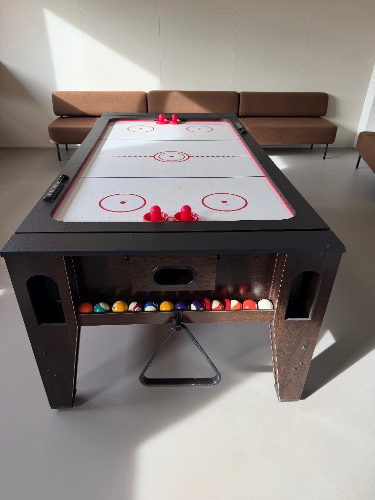 Multifunctionele Pooltafel & Airhockeytafel – 220 cm, Ophalen, Gebruikt, Pooltafel