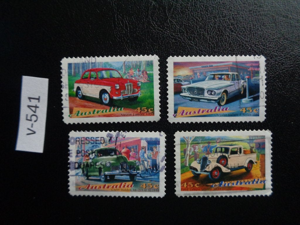 australie - klassieke auto's 1997 (v-541), Ophalen of Verzenden, Gestempeld