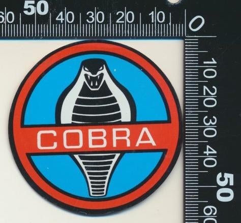 Sticker: Cobra, Ophalen of Verzenden, Zo goed als nieuw, Bedrijf of Vereniging