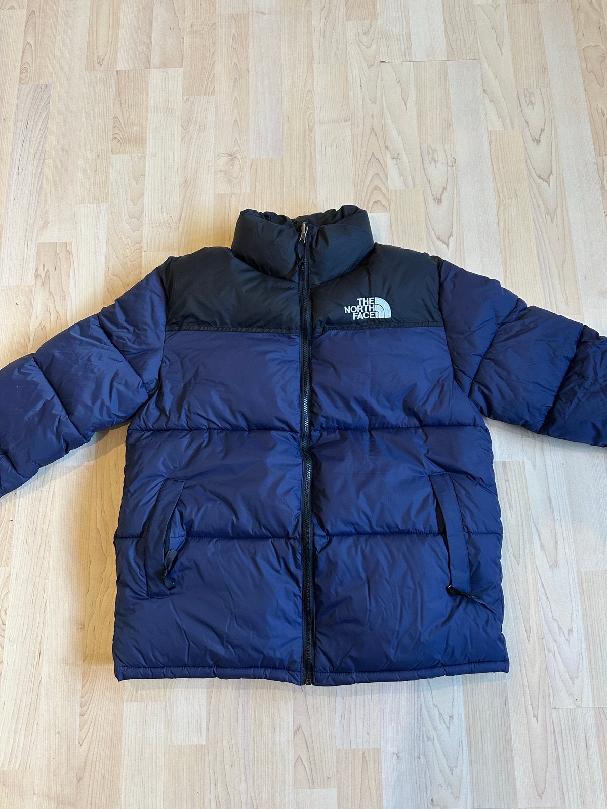 The North Face Puffer Jacket, Ophalen of Verzenden, Zo goed als nieuw, Maat 52/54 (L), Blauw