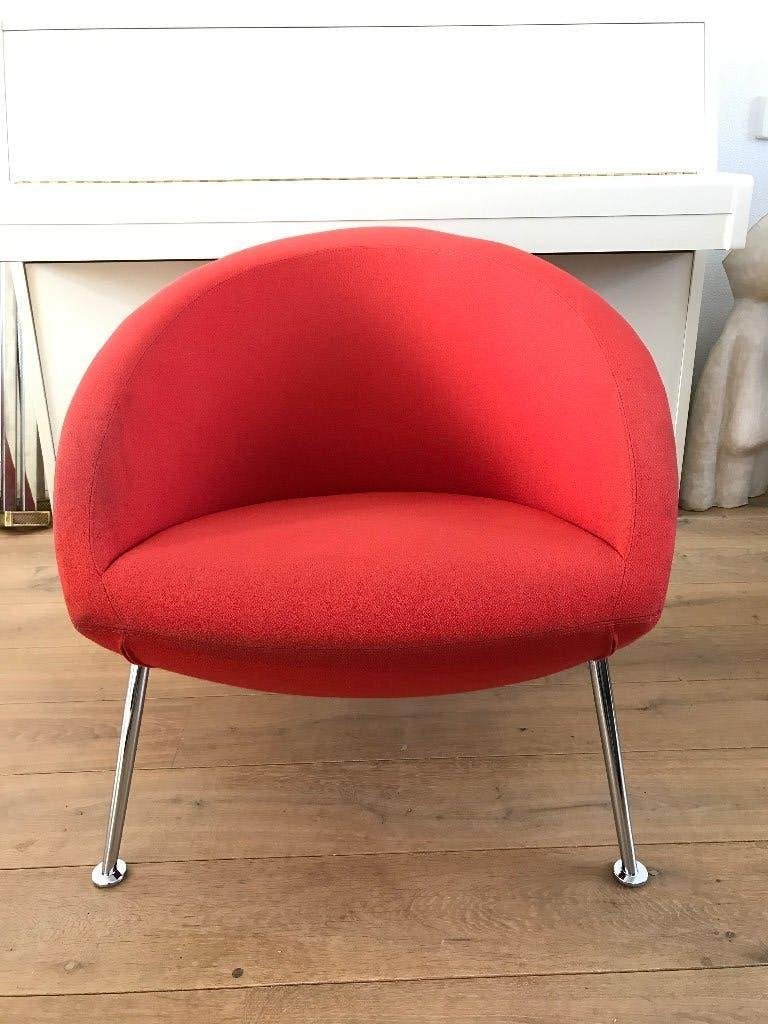 Artifort Hanna stoel fauteuil design modern rood, N, 75 tot 100 cm, Ophalen of Verzenden, N