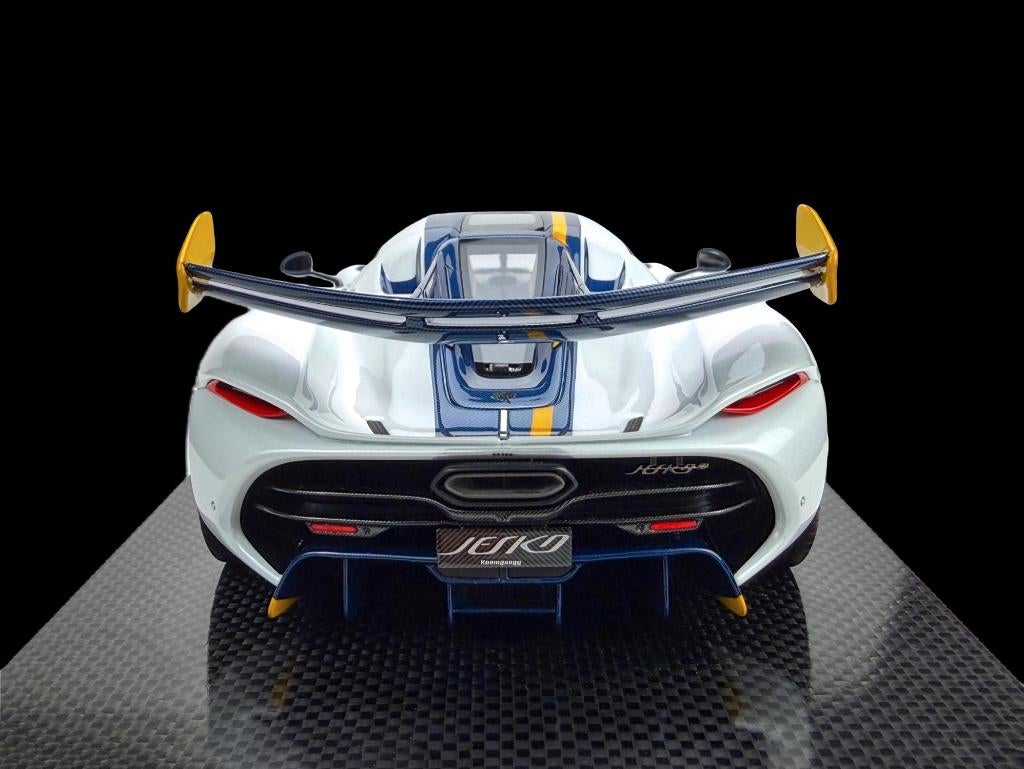 Koenigsegg Jesko, Christal White 1:18 FrontiArt Pre-Order, Hobby en Vrije tijd, Modelauto's | 1:18, Ophalen of Verzenden, Nieuw