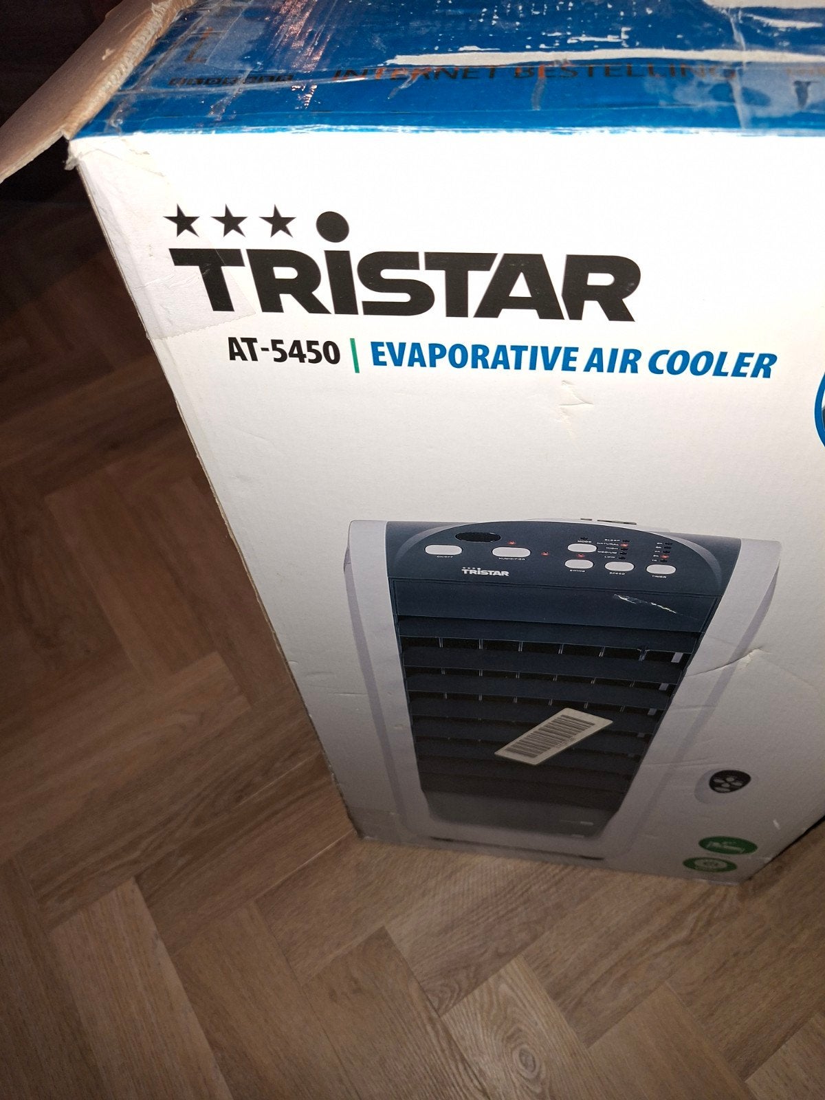 Tristar luchtkoeler, Witgoed en Apparatuur, Ophalen of Verzenden, Ventilator met afstandsbediening, Gebruikt, Torenventilator