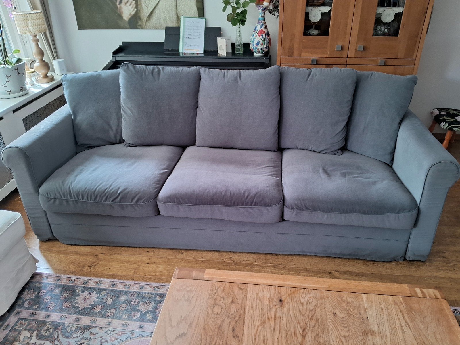 3 zits bankstel van de Ikea, Huis en Inrichting, Banken | Bankstellen, Ophalen, Zo goed als nieuw, 75 tot 100 cm