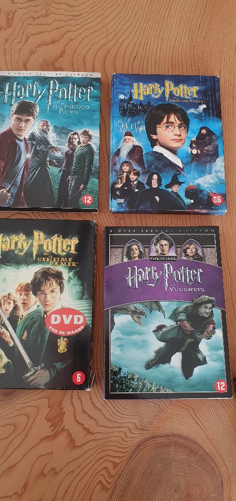6 dvd film harry potter, Actie, Ophalen of Verzenden, Zo goed als nieuw, Vanaf 12 jaar