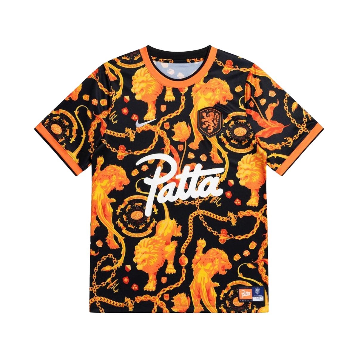 Patta x Nike KNVB Pre-Match Voetbalshirt L, Kleding | Heren, Sportkleding, Maat 52/54 (L), Zwart, Nieuw, Ophalen of Verzenden