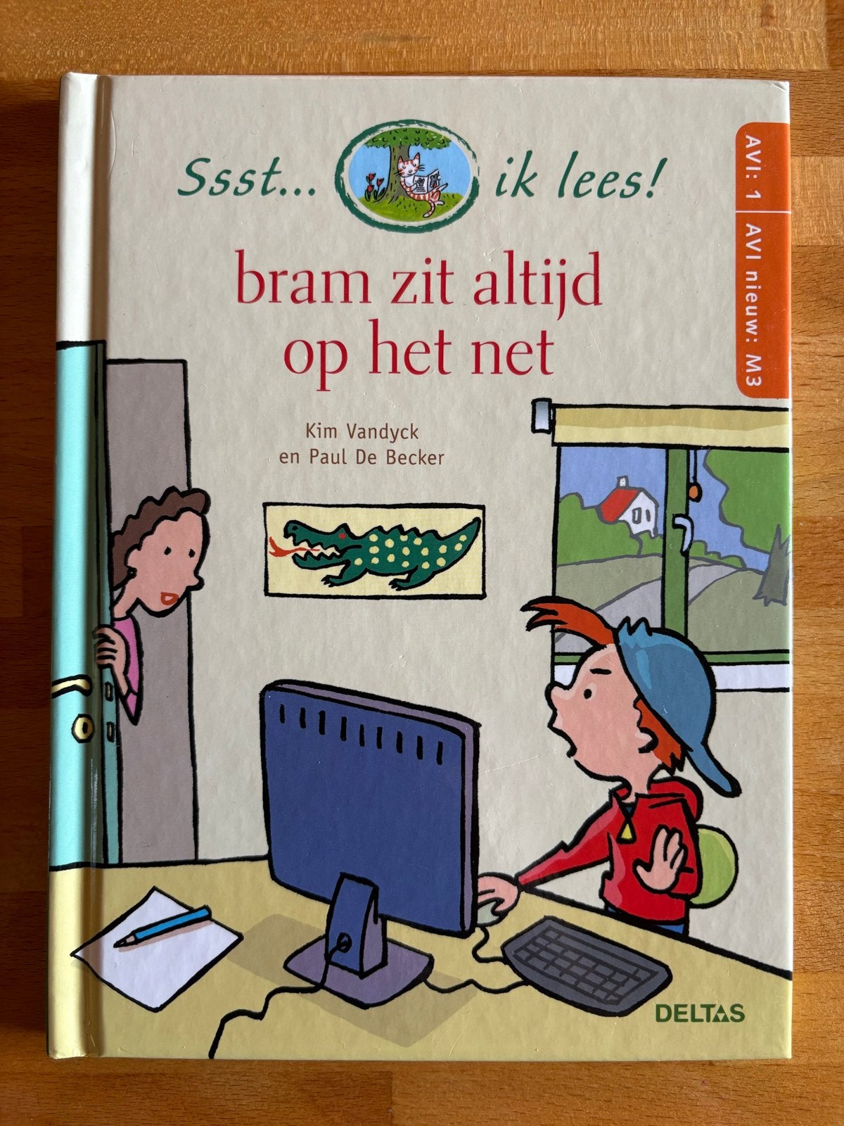 Ssst... ik lees! Bram zit altijd op het net AVI-M3, Ophalen of Verzenden, Zo goed als nieuw, Fictie algemeen