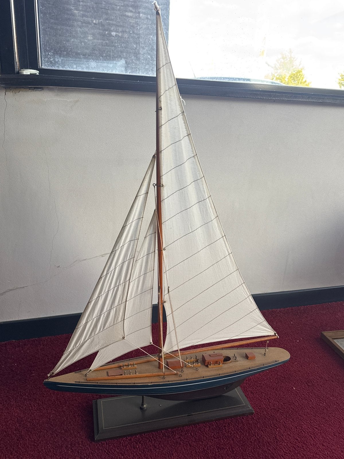 Prachtig gedetailleerd zeilboot model - Handgemaakt, Ophalen of Verzenden, Zo goed als nieuw, Groter dan 1:32, Overige merken