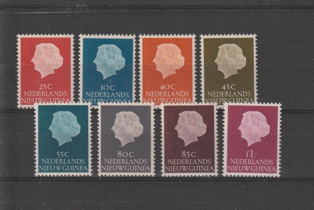 Nieuw Guinea 1954, NVPH 30 t/m 37, Postfris., Postzegels en Munten, Ophalen of Verzenden, Postfris, Nieuw-Guinea