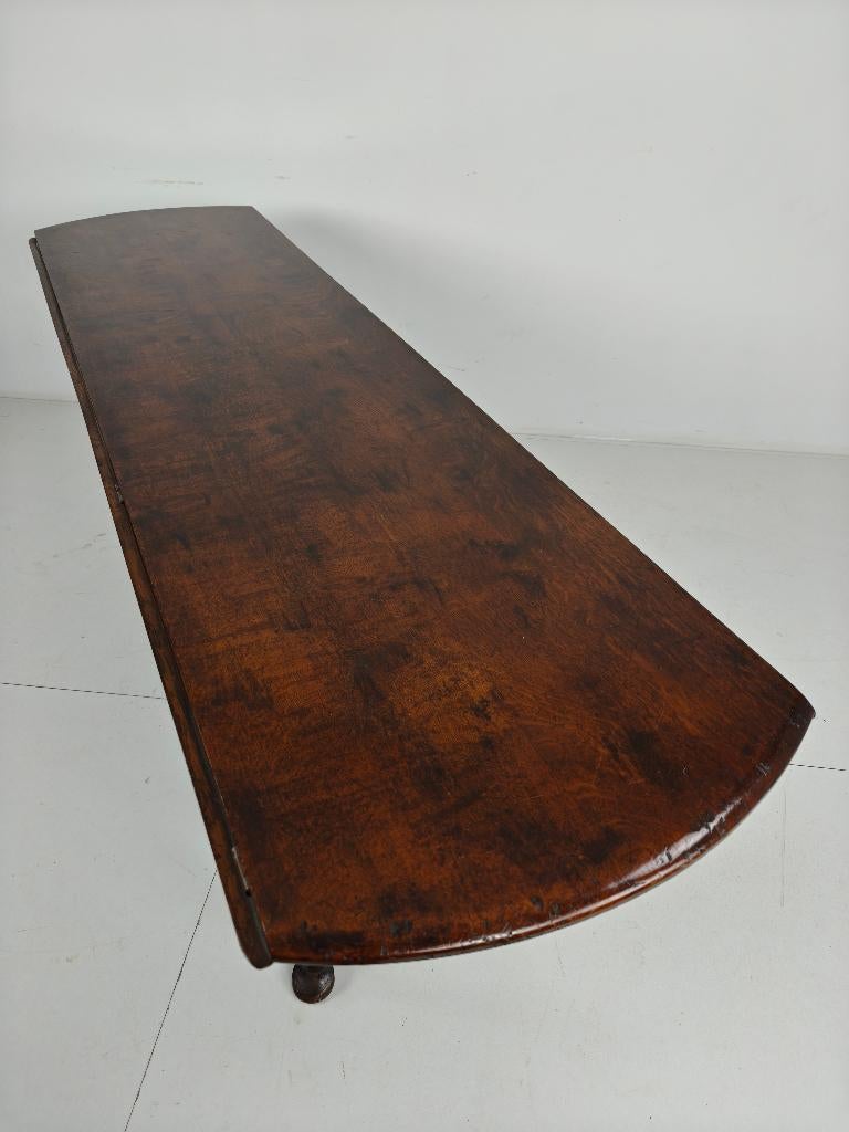 Antieke Engelse HANGOOR Eettafel – Victoriaans – 8 Poten, Ophalen of Verzenden