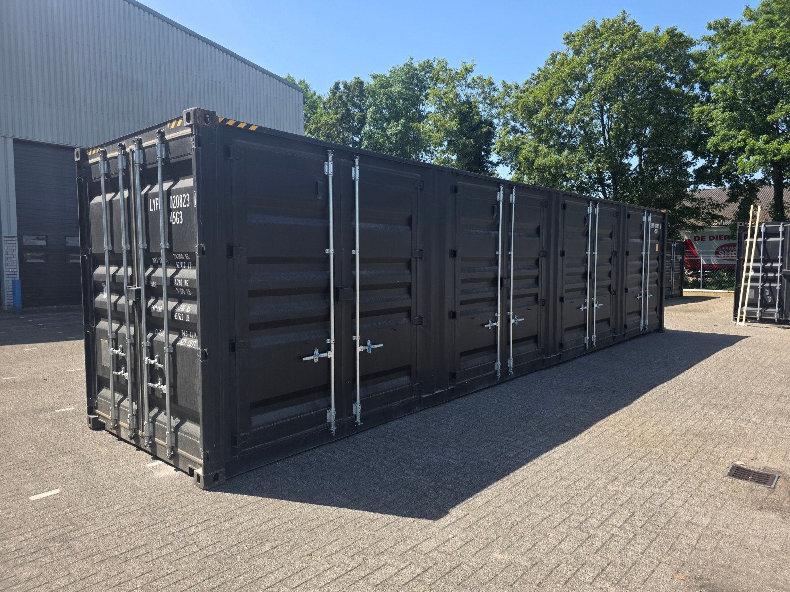 40ft High Cube Zeecontainer met 4 Zijdeuren, Ophalen of Verzenden