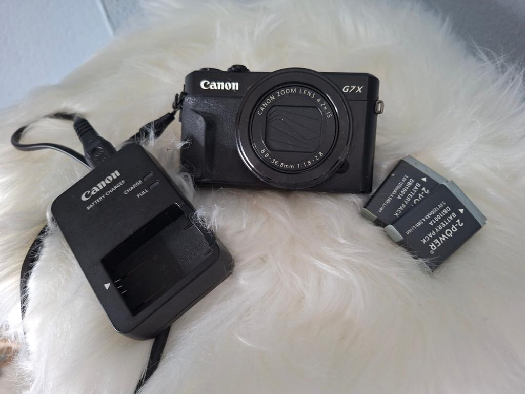 Canon PowerShot G7x Mark II (2) - Compactcamera, Audio, Tv en Foto, Fotocamera's Digitaal, Canon, Compact, Zo goed als nieuw, 4 t/m 7 keer