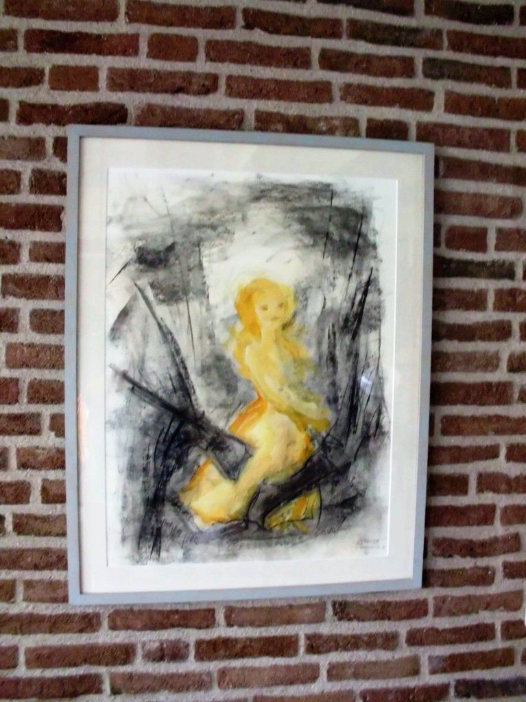 Frans Brakkee 1926 ,          Rotterdam ., Antiek en Kunst, Ophalen, Achter glas, Gemengde techniek, Overige materialen