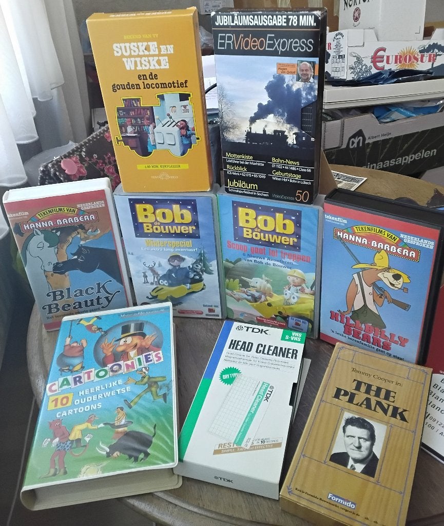 Bob de bouwer video banden, Cd's en Dvd's, VHS | Kinderen en Jeugd, Alle leeftijden, Ophalen of Verzenden, Gebruikt, Poppen of Stop-motion