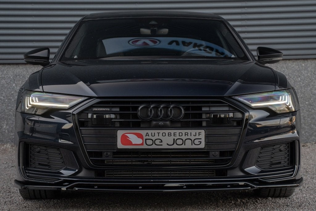 Audi A6 Limousine 55 TFSIe Competition 367PK | B&O 3D Adv. |, Auto's, 14 kWh, Gebruikt, 4 cilinders, Blauw