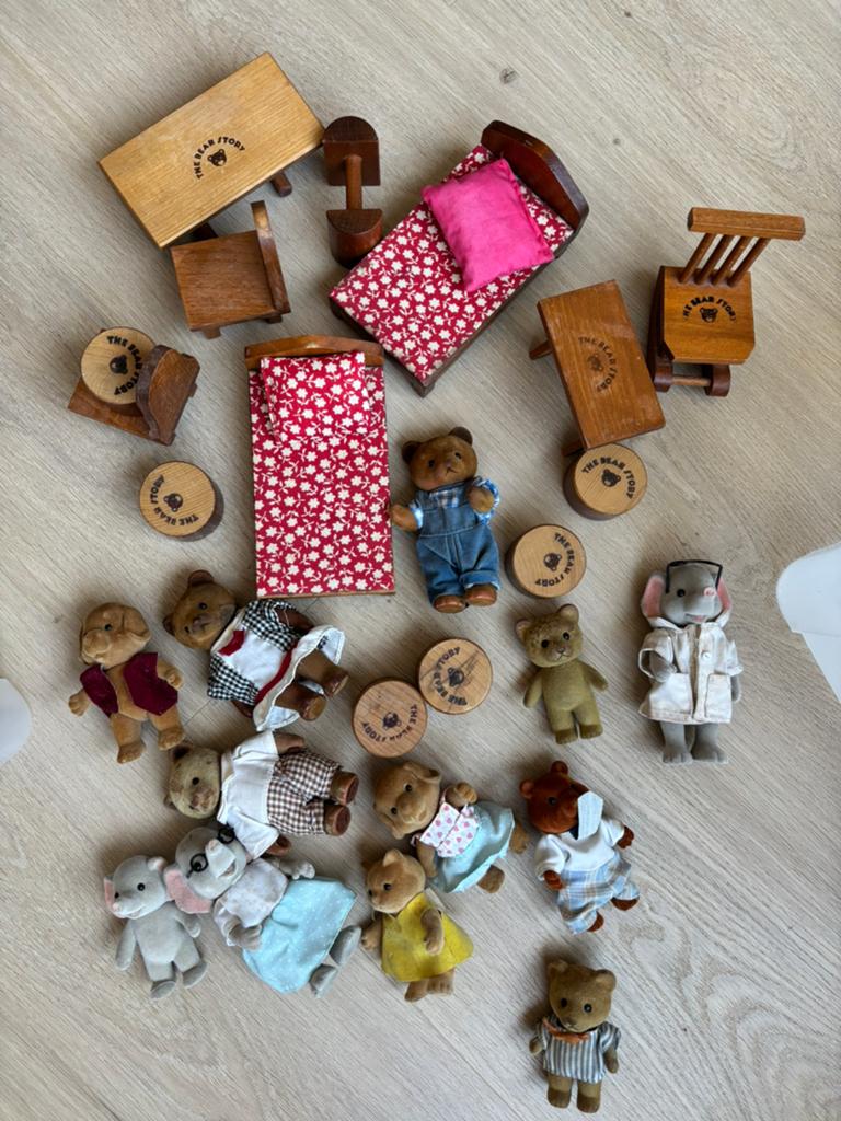 The bear story beertjes en meubeltjes, Ophalen of Verzenden, Gebruikt, Poppenhuis