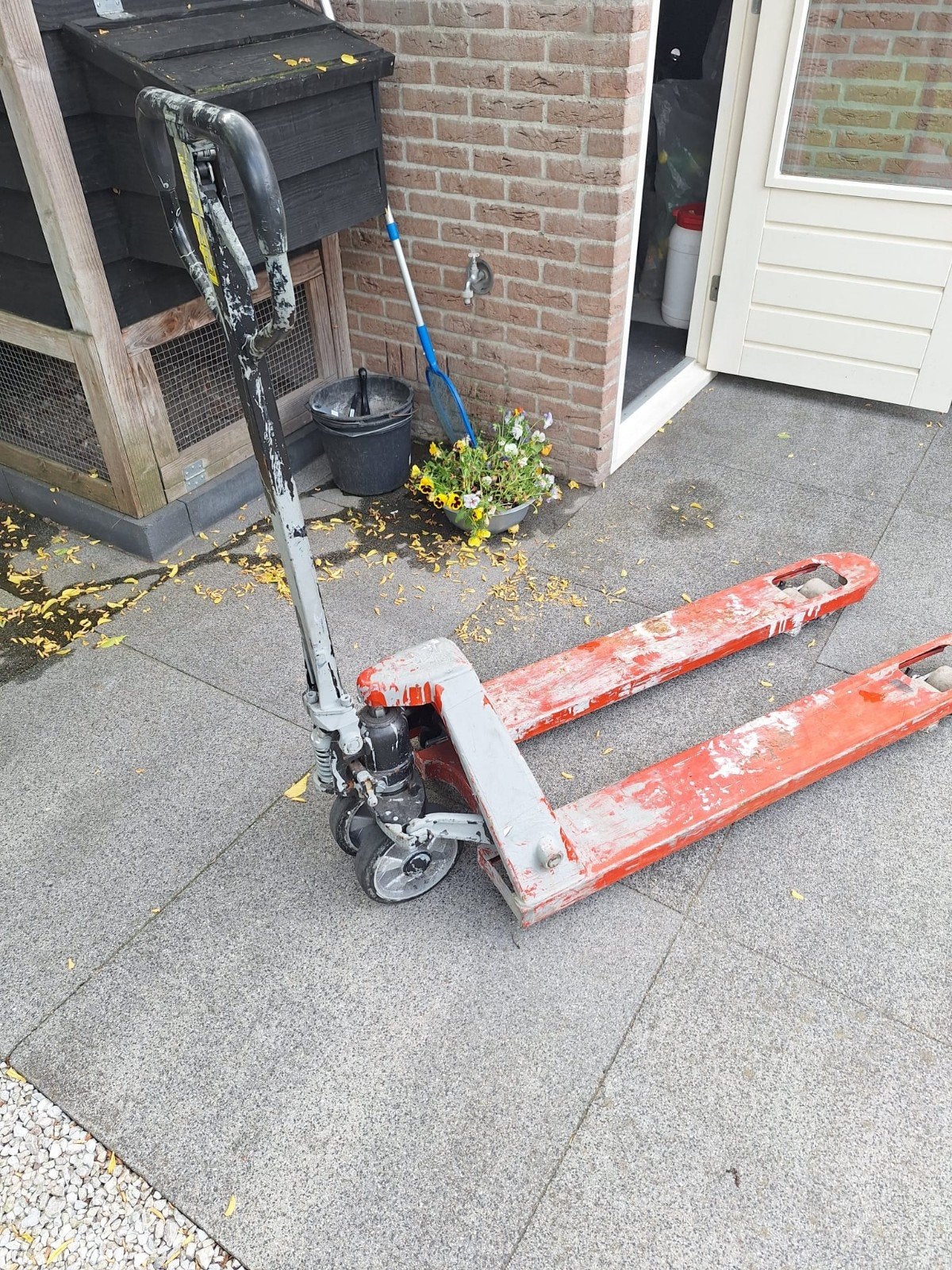 Pompwagen, Doe-het-zelf en Verbouw, Transportwagens, 100 liter of meer, Ophalen, Gebruikt, Transportkar