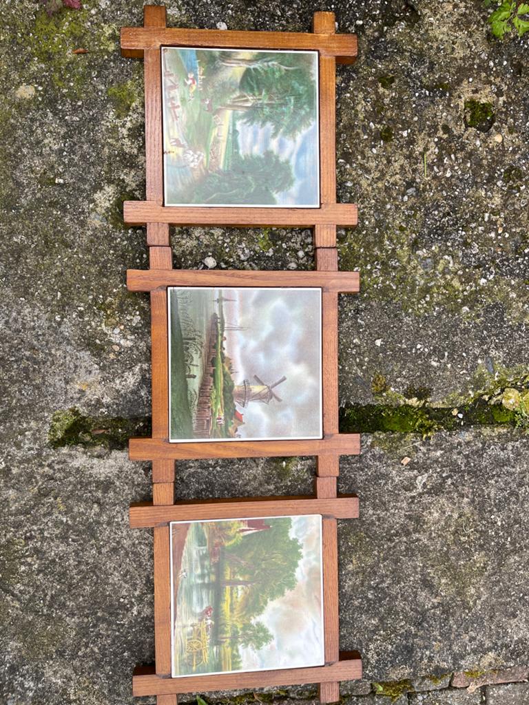 Vintage wanddecoratie met Hollandse taferelen, Antiek en Kunst, Ophalen