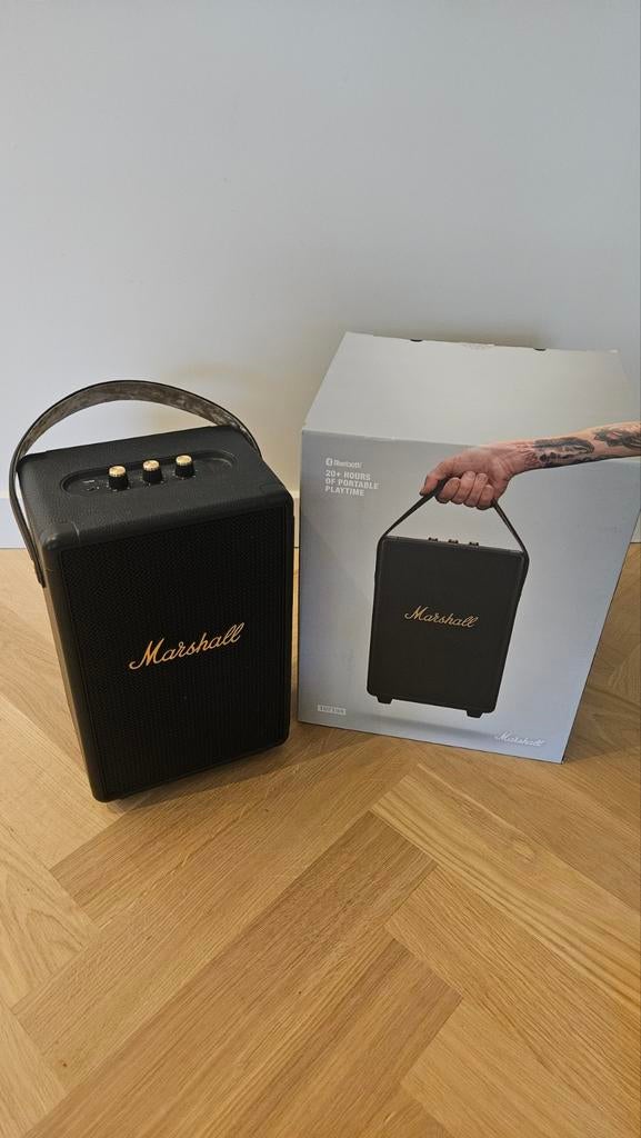 Marshall Tufton Draagbare Bluetooth Speaker Zwart, Overige typen, Zo goed als nieuw, 60 tot 120 watt, Ophalen